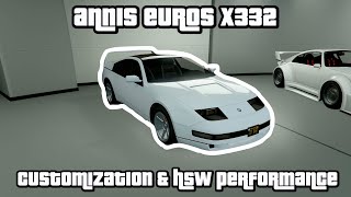 GTA Online  Annis Euros X32 Customization amp HSW Performance [upl. by Joane]