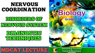 DISORDERS OF NERVOUS SYSTEM DIAGNOSTIC TESTS  A QUICK REVIEW MDCAT LECTURE  federal biology 12 [upl. by Trah]