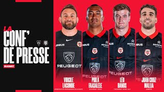 Conférence de presse I ASM Clermont Auvergne  Stade Toulousain I J16 de Top 14 I 2324 [upl. by Ahsienyt]