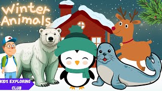 Winter Animals Song  Kids Song  Nursery Rhymes [upl. by Ateval]