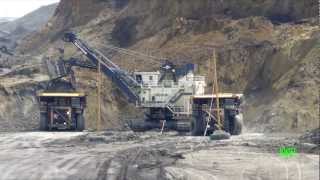 Bucyrus 495HR Minning Shovel [upl. by Ahsiyt]