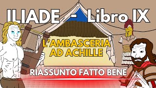 ILIADE Libro IX L’ambasceria ad Achille – RIASSUNTO FATTO BENE [upl. by Ennaylloh111]