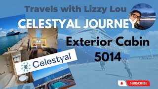 Celestyal Journey Exterior oceanview Cabin 5014 [upl. by Aleahcim]