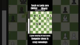 Torch vs Leela zero  Chess bot war [upl. by Adrahs467]