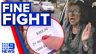 Sydney grandmother fined for honking horn  9 News Australia [upl. by Sirotek]