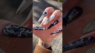 New nails 🩵 nails дизайнногтей nailart nailtech маникюр naildesign nailtutorial naruto [upl. by Nodaj]