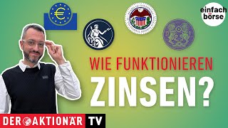 Wie funktionieren Zinsen  Wissenswertes rund um Leitzinsen [upl. by Otrebmuh]