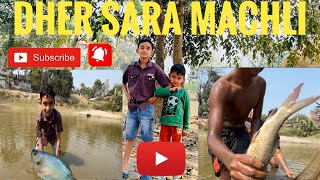 AJ ME DIKHAUNGA APKO DHER SARA MACHLI IN OUR FISHERY🐟🎏🐡🐠 vlog vlogger villagelife fishing ☑️ [upl. by Ynaffat487]