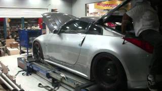 350z Twin Turbo GT28 Pump Gas MAS TUNING [upl. by Nnyrb]