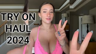 TRY ON HAUL IN THE DRESSING ROOM  NO BRA  PART 1 [upl. by Seidel]