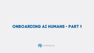 Onboarding AI humans  part 1 [upl. by Eecyak513]