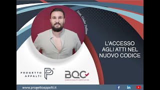 Laccesso agli atti nel nuovo Codice [upl. by Aimaj]