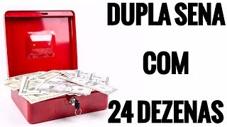 DICA DUPLA SENA  ESQUEMA COM 24 DEZENAS [upl. by Tenay]