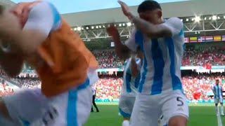 Cristian Medina Goal Offside Argentina vs Morocco match Suspend Highlights Olympic Paris 2024 [upl. by Nezam]