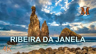 Madeira 4k  Visiting the Ilheus da Ribeira da Janela [upl. by Letreece]