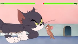 Tom and Jerry 2021 The House That Cat Built Animated Short with healthbars [upl. by Sialac761]