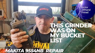 Restoring a Makita 9554NB Angle Grinder to LikeNew [upl. by Cronin386]