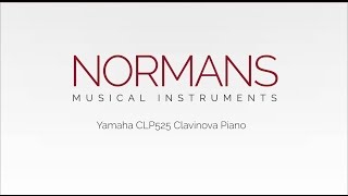 Yamaha CLP525 Clavinova Piano [upl. by Llednar959]