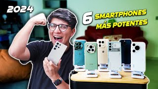 Top 6 mejores smartphones GAMA ALTA 2024 hasta ahora [upl. by Eimme]