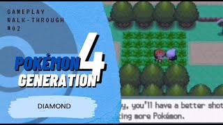 Pokémon Diamond 4th Gen  Gameplay Walkthrough 02  Sandgem Town—Jubilife City [upl. by Codding]