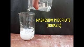 Preparation of Magnesium phosphate tribasic [upl. by Toscano]