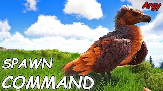 Argentavis ARK Spawn COMMAND  How To Summon ARGENTAVIS Ark CODE 2023 [upl. by Ayotas]