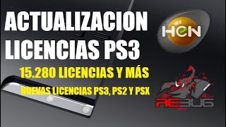 Nuevas Licencias PS3 HEN y CustomFirmware [upl. by Aneleasor]