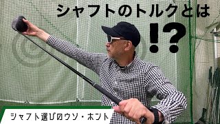 知ってる？？ シャフトのトルクって・・ 【シャフト選びのウソ・ホント】 [upl. by Trutko]