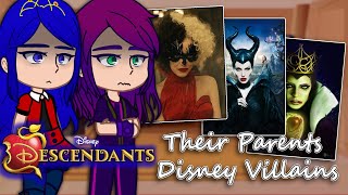 Descendants React To Their Parents Disney Villains Gacha Club  Full Video [upl. by Ecahc62]