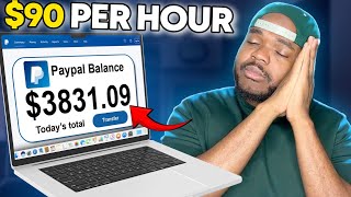 FASTEST AI Work From Home Job to Make Money Online 90Hr Beginners [upl. by Ttik]