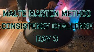 Consistency Challenge Day 3 of 14  20 mins Continuous Playing  Tathata Handpan [upl. by Anson]