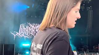 Lorna Shore “Into the Earth” live MegaMonsters tour 2023 Ameris Amphitheater Atlanta [upl. by Anahsahs331]