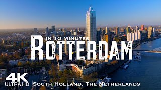 ROTTERDAM 2024 🇳🇱 Drone Aerial 4K  Holland Netherlands Nederland [upl. by Analos]