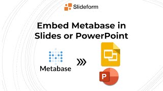 How to embed Metabase content in Google Slides or PowerPoint [upl. by Ellerud559]