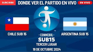 ⚽️Chile vs Argentina⚽️Dónde Ver El Partido EN VIVO CONMEBOL Sub15 2024Semifinales [upl. by Downey792]