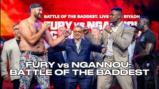 Tyson Fury vs Francis Ngannou Battle of the Baddest Press Conference [upl. by Eerazed]