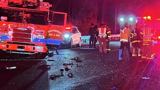 Arrest made in crash that closed Interstate 95 in Virginia injured firefighters [upl. by Corty761]