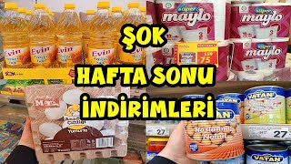 ŞOK HAFTA SONU İNDİRİMLERİ💯1 ALANA 1 BEDAVA📌YAĞ PATATES YUMURTA İNDİRİMDE❗ŞOK MARKET DEV İNDİRİMLER [upl. by Ellennaj]