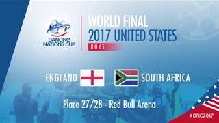 ENGLAND VS SOUTH AFRICA  RANKING MATCH 2728  HIGHLIGHTS  DANONE NATIONS CUP 2017 [upl. by Aicyle]