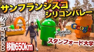 【有名IT企業が集う街シリコンバレー】Google・Apple・スタンフォード大学見学ツアー【11日間アメリカ旅行記🇺🇸⑧】サンフランシスコ [upl. by Felice144]