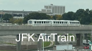 JFK Airport AirTrain POV Driverless Train Jamaica station to Terminal 8 No commentary [upl. by Hesoj91]