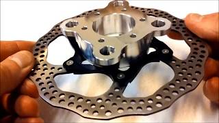 GoPed GSR Rear Brake Hub Modification for 2Piece MTB rotors [upl. by Lenci]