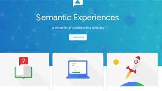 Semantic Experiences  quotTalk to Booksquot and Semantris [upl. by Ocsinarf]