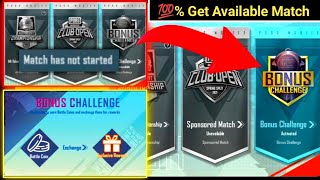 pubg bonus challenge unavailable How to Get Bonus challenge available and start match Earn Free UC [upl. by Hannasus]