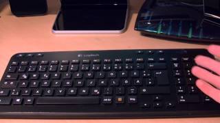 Logitech K360 Tastatur Review Deutsch HD [upl. by Orelle]