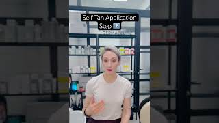 Self Tan Application Step 2 skinfundi skinfundistudio selftanroutine selftanhack [upl. by Rhianon977]