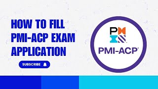 How to fill PMI ACP Exam Application [upl. by Smiley]