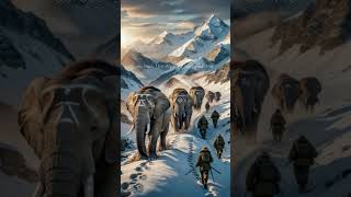 Hannibal’s Epic Alpine March War Elephants vs Rome shorts war [upl. by Stephannie]