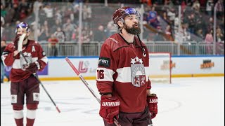 HD Latvia vs Norway Icehockey friendly game 04052024 [upl. by Hessney]