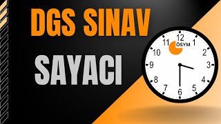 ✔DGS Sınavı Sayacı  135 Dk ⏱ dgs kpss kpsssayac sınav kpssönlisans [upl. by Botzow405]